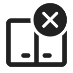 Dual Screen Error SVG Icon